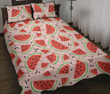 Watermelon pattern Quilt Bed Set