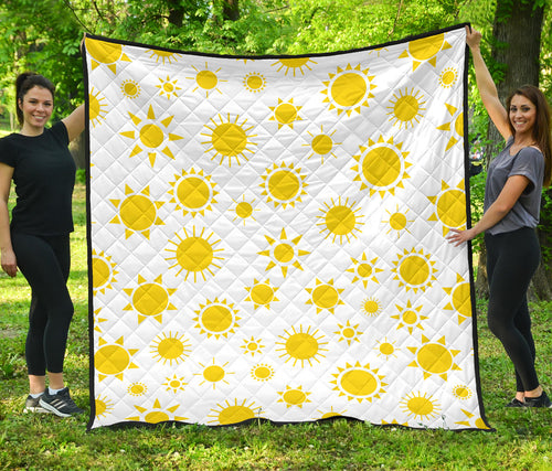 Sun Pattern Premium Quilt