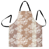 Beautiful Hexagon Japanese  Pattern Adjustable Apron