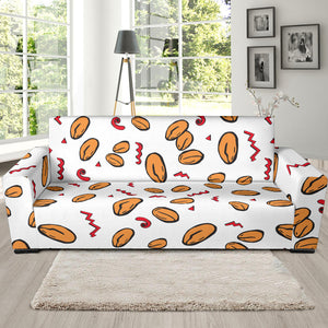 Peanuts Pattern Background Sofa Slipcover