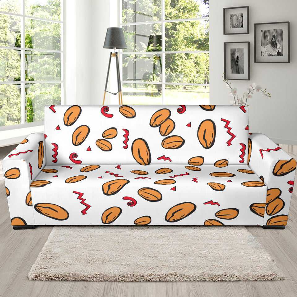Peanuts Pattern Background Sofa Slipcover