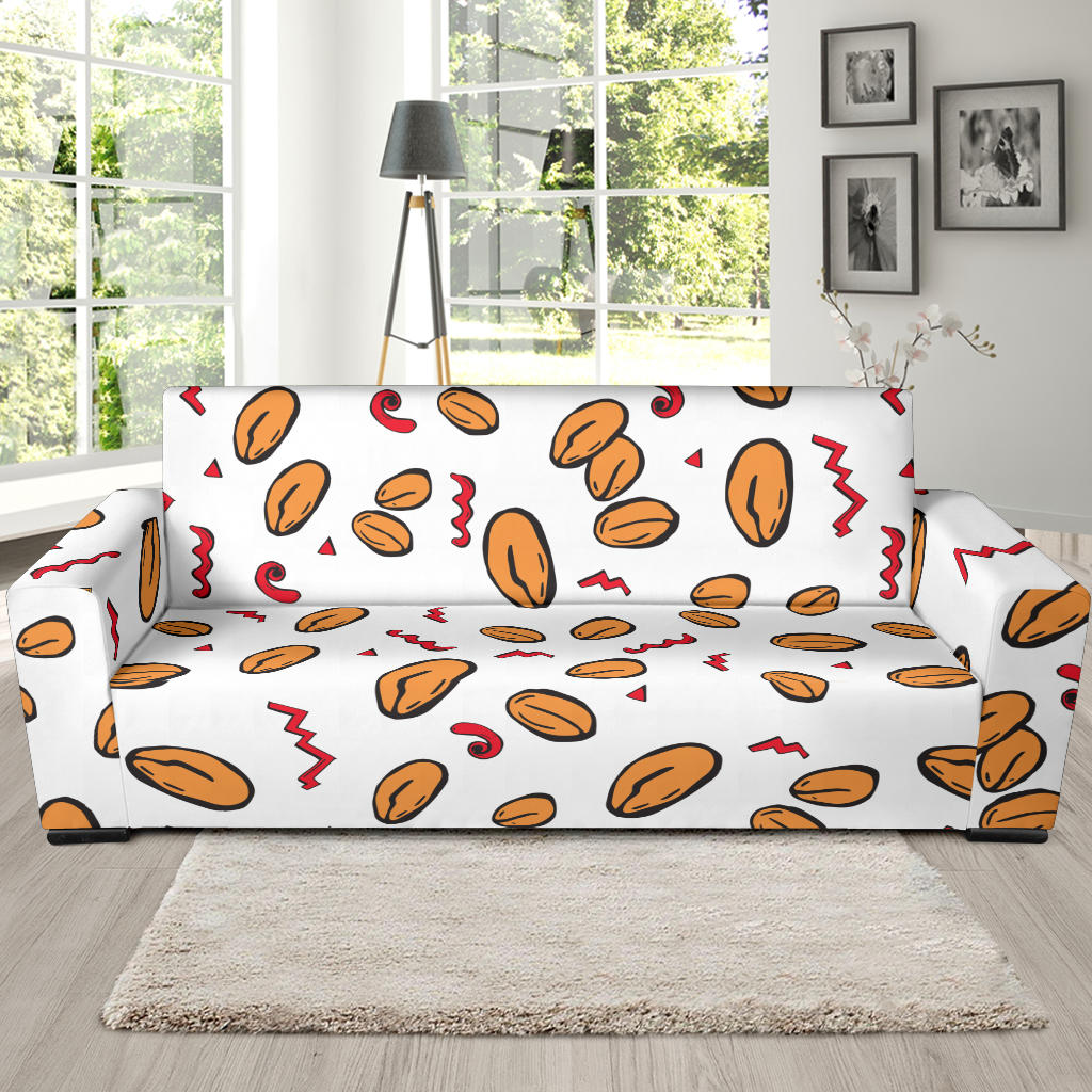 Peanuts Pattern Background Sofa Slipcover