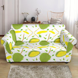 Durian Pattern Background Loveseat Couch Slipcover