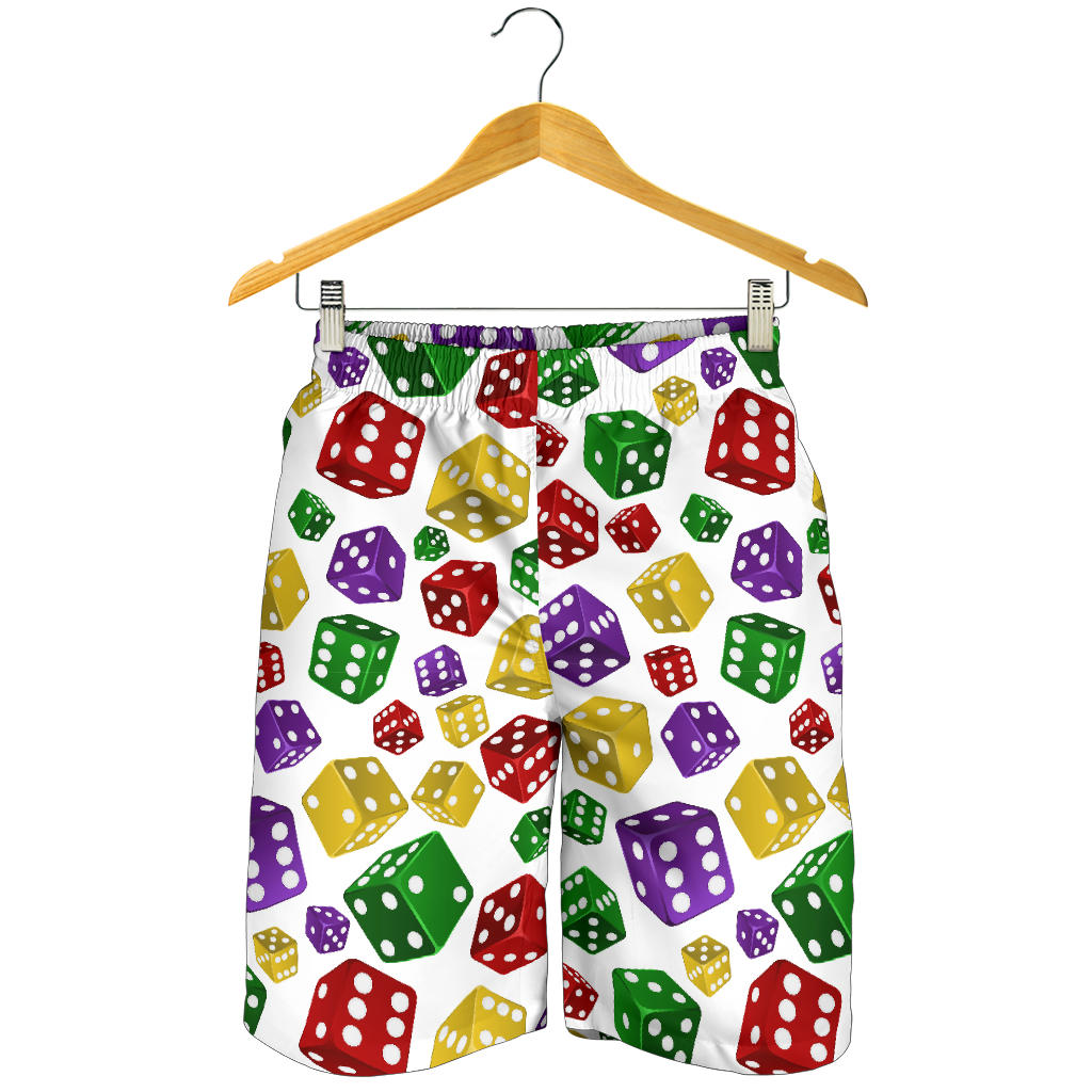 Dice Pattern Print Design 03 Men Shorts