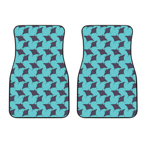 Stingray Pattern Print Design 02 Front Car Mats