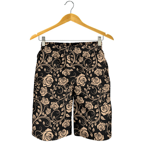 Rose Pattern Print Design 04 Men Shorts