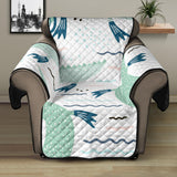 Crocodile diver pattern Recliner Cover Protector