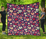 British Pattern Print Design 02 Premium Quilt