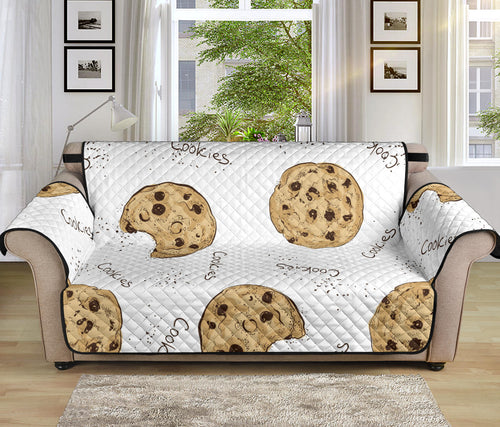 Sketch style cookie pattern Sofa Cover Protector