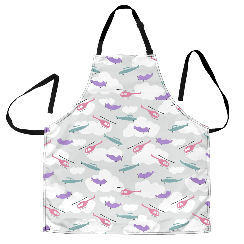 Helicopter Plane Pattern Adjustable Apron