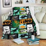 Dinosaurs Print Pattern Premium Blanket
