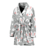 Rabbit Cloud Pattern Women'S Bathrobe