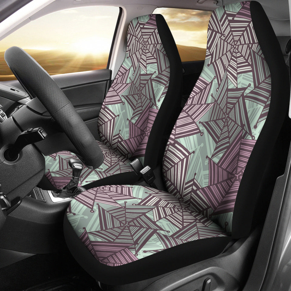 Spider Web Cobweb Design Color Pattern Universal Fit Car Seat Covers
