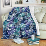 Shell Design Pattern Premium Blanket