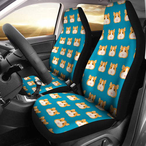 Guinea Pig Pattern Print Design 03 Universal Fit Car Seat Covers