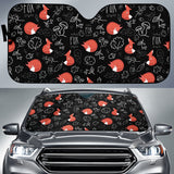 Fox Sleeping Fox Pattern Car Sun Shade