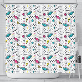 Candy Design Pattern Shower Curtain Fulfilled In US