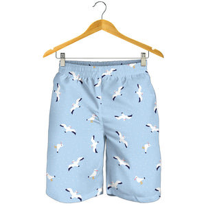 Seagull Pattern Print Design 02 Men Shorts