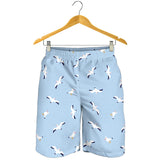 Seagull Pattern Print Design 02 Men Shorts