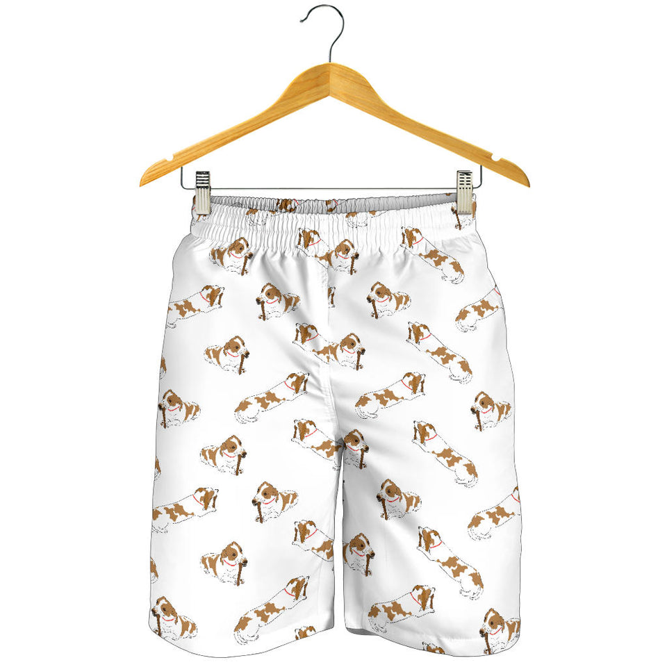 Jack Russel Pattern Print Design 04 Men Shorts