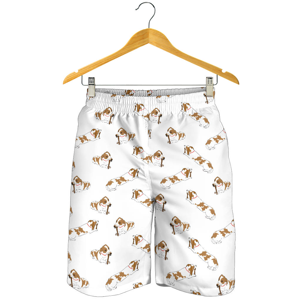 Jack Russel Pattern Print Design 04 Men Shorts