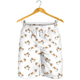 Jack Russel Pattern Print Design 04 Men Shorts