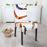 Boomerang Australian Aboriginal Ornament Pattern Dining Chair Slipcover