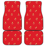 Strawberry Texture Skin Pattern Front And Back Car Mats