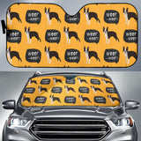 Boston Terrier Design Pattern Car Sun Shade