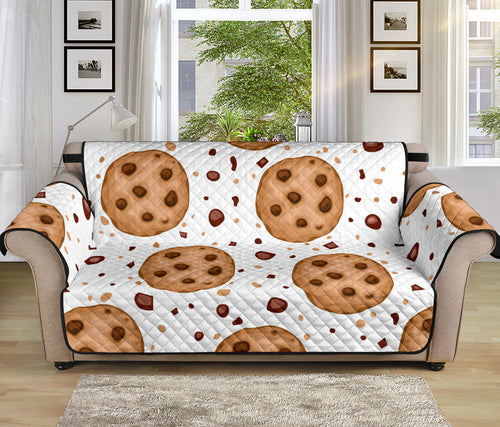 chocolate chip cookie pattern Sofa Cover Protector