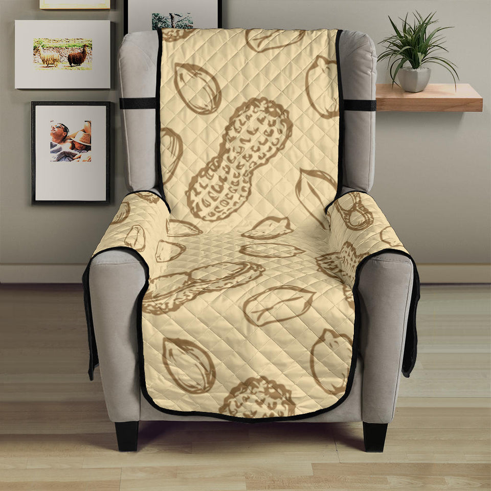 hand drawn peanuts pattern Chair Cover Protector