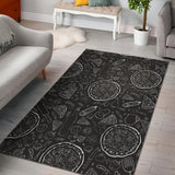 Pizza Pattern  Area Rug