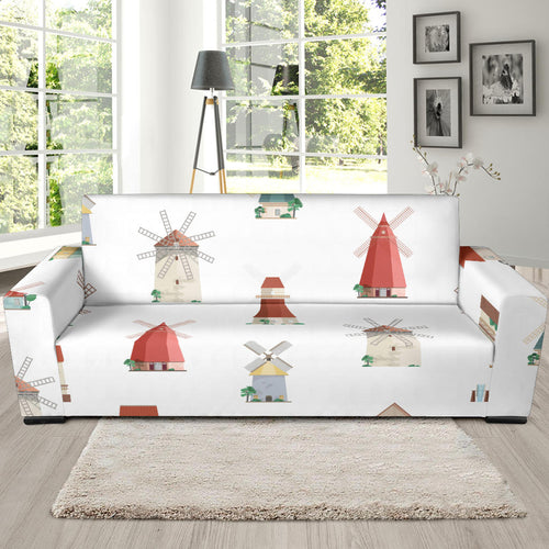 Windmill Design Pattern Sofa Slipcover