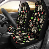 Raccoon Watermelon Pattern  Universal Fit Car Seat Covers