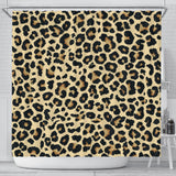 Leopard Print Design Pattern Shower Curtain Fulfilled In US