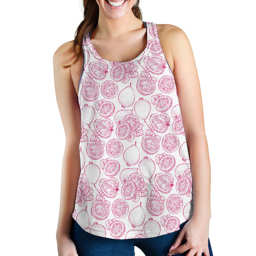 Sketch guava pattern Women Racerback Tank Top