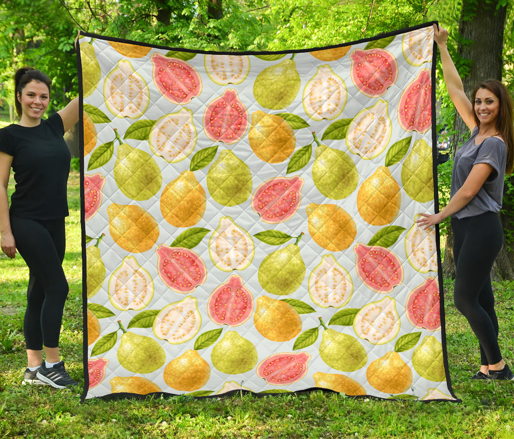 Guava Design Pattern Premium Quilt