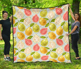 Guava Design Pattern Premium Quilt