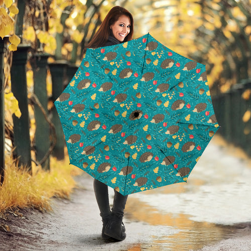 Hedgehog Pattern Print Design 01 Umbrella
