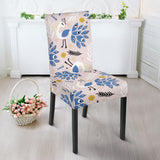 Cute Peacock Pattern Dining Chair Slipcover