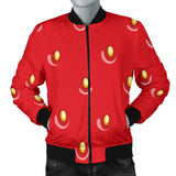 Strawberry Texture Skin Pattern Men'S Bomber Jacket