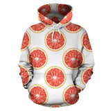 Grapefruit Pattern Men Women Pullover Hoodie