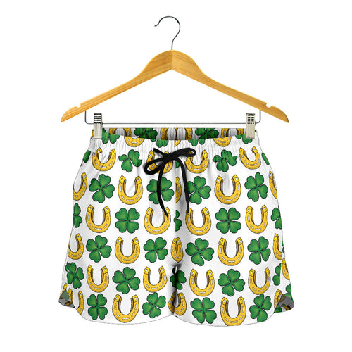 Horseshoes Pattern Print Design 04 Women Shorts