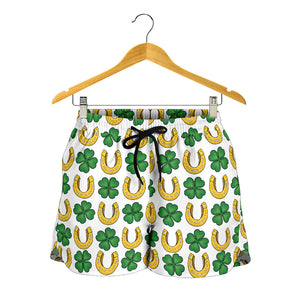 Horseshoes Pattern Print Design 04 Women Shorts
