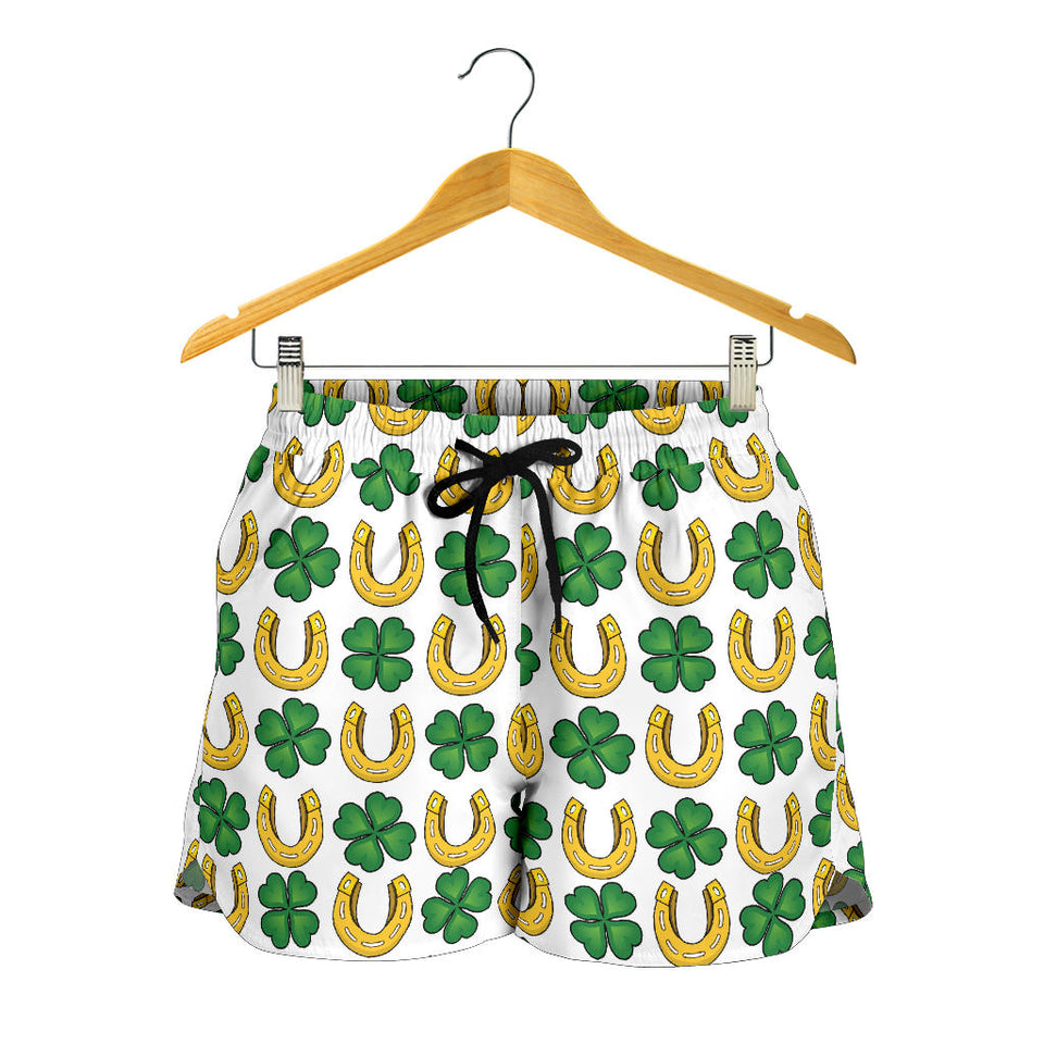 Horseshoes Pattern Print Design 04 Women Shorts