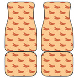 Sausage Pattern Print Design 03 Front and Back Car Mats