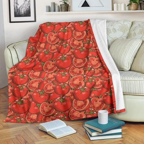 Red Tomato Pattern Premium Blanket