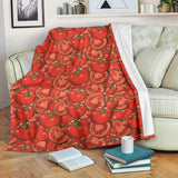 Red Tomato Pattern Premium Blanket