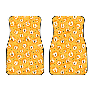 Lion Pattern Print Design 03 Front Car Mats