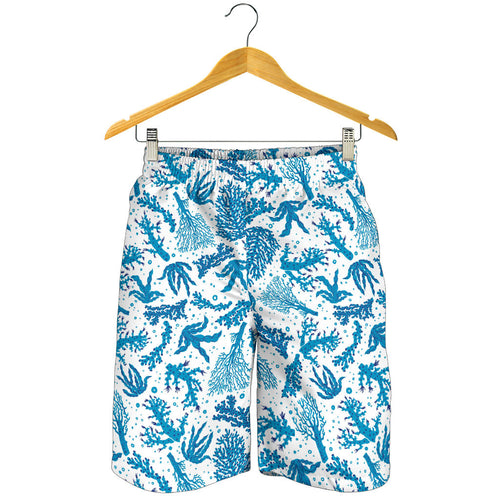 Coral Reef Pattern Print Design 01 Men Shorts